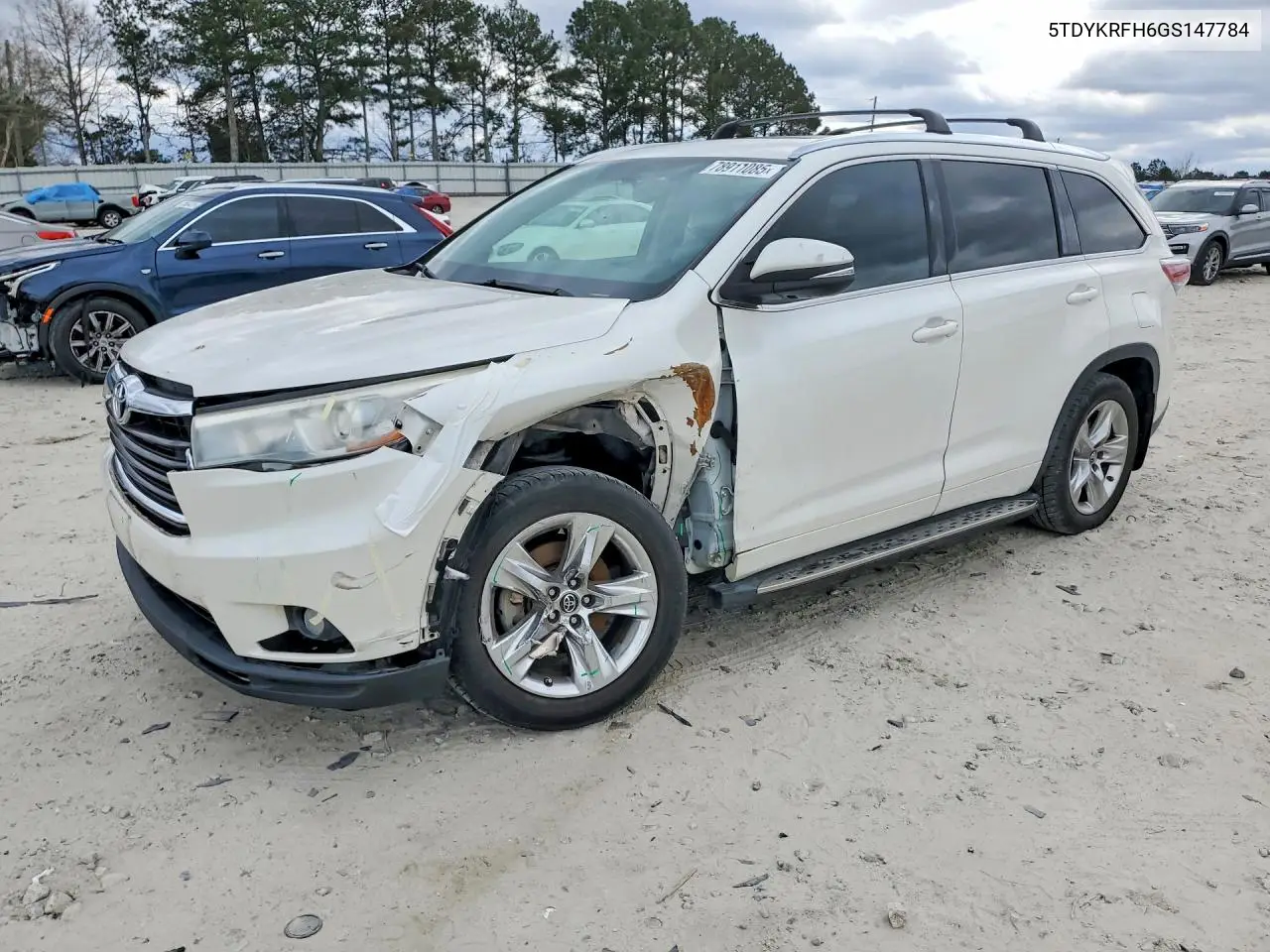5TDYKRFH6GS147784 2016 Toyota Highlander Limited