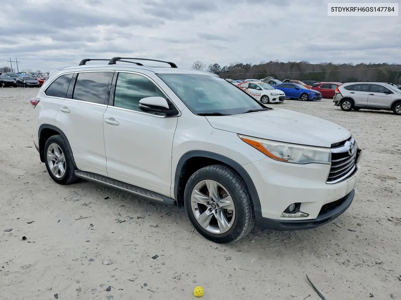 5TDYKRFH6GS147784 2016 Toyota Highlander Limited