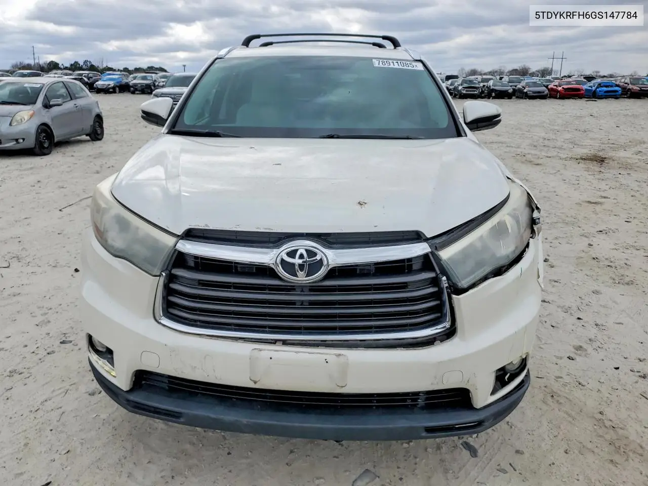 5TDYKRFH6GS147784 2016 Toyota Highlander Limited