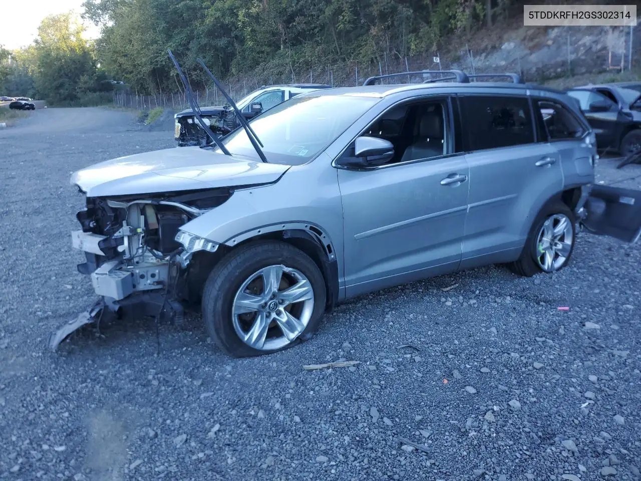 5TDDKRFH2GS302314 2016 Toyota Highlander Limited