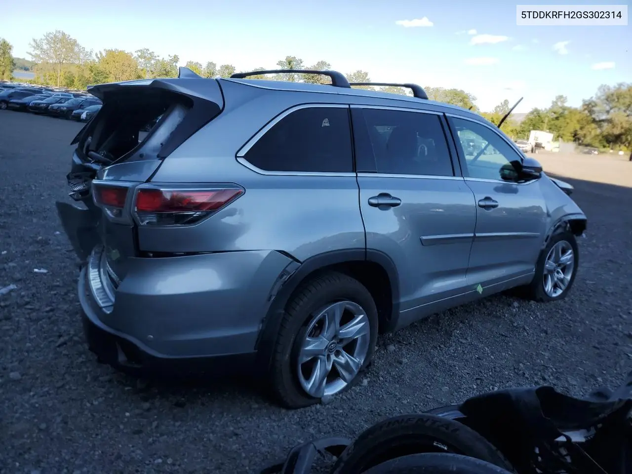 5TDDKRFH2GS302314 2016 Toyota Highlander Limited