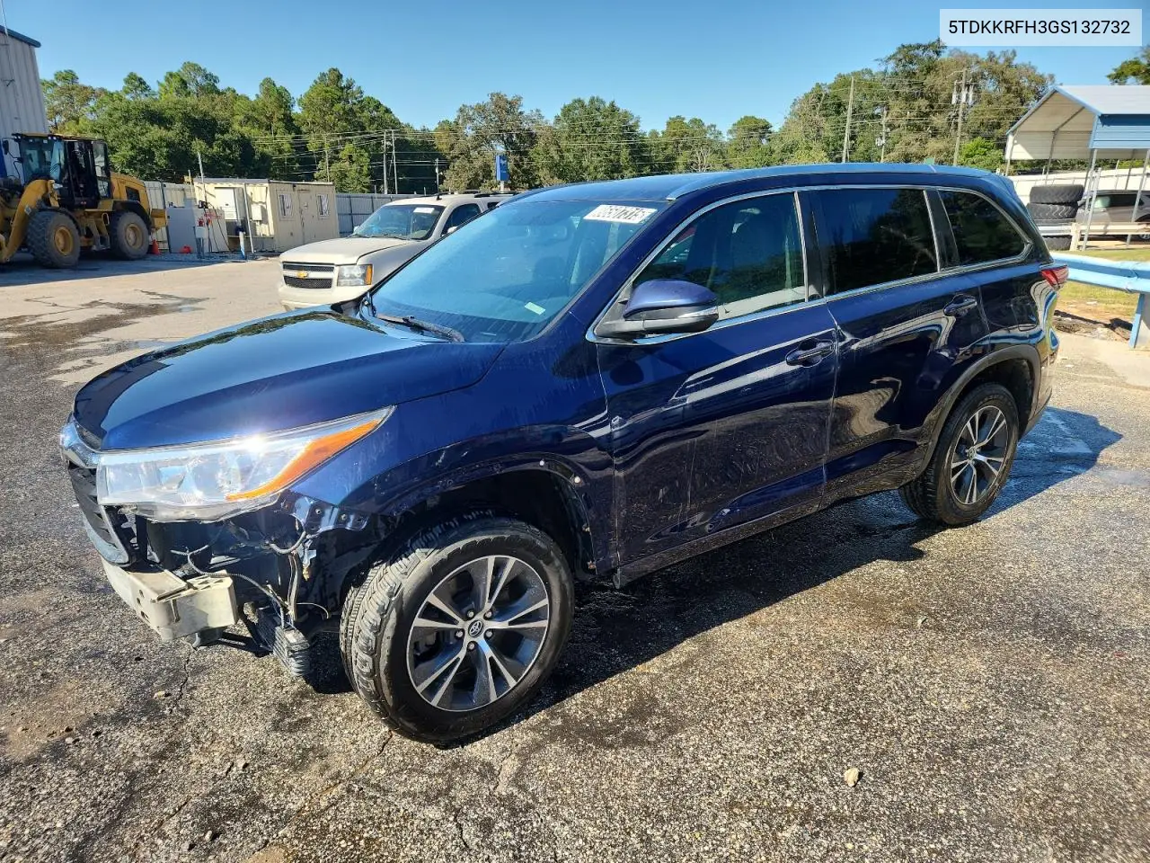 5TDKKRFH3GS132732 2016 Toyota Highlander Xle