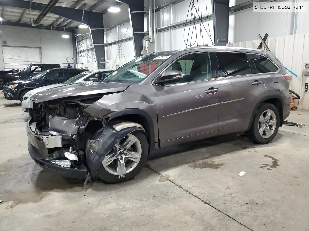 5TDDKRFH5GS317244 2016 Toyota Highlander Limited