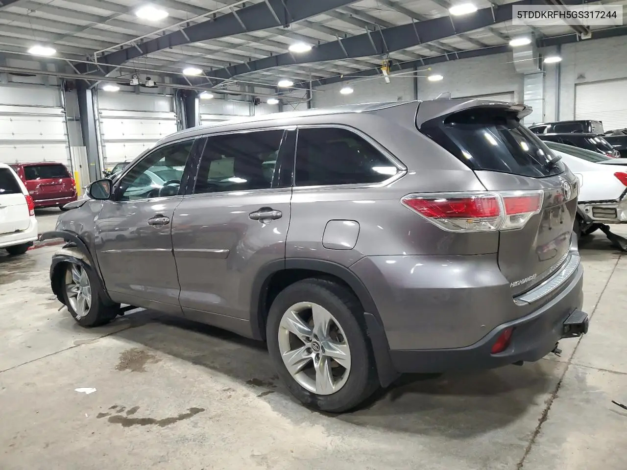 5TDDKRFH5GS317244 2016 Toyota Highlander Limited