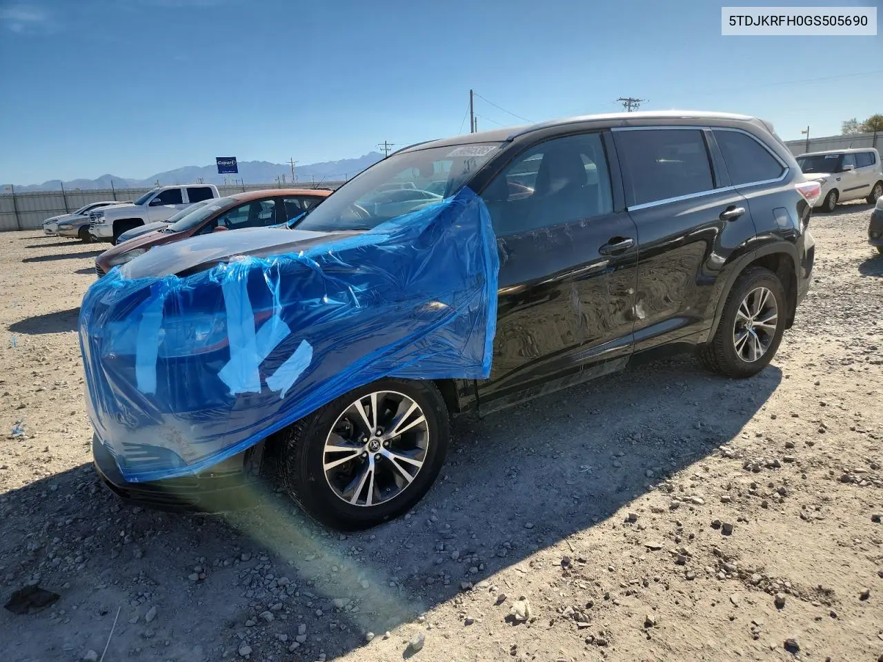 5TDJKRFH0GS505690 2016 Toyota Highlander Xle
