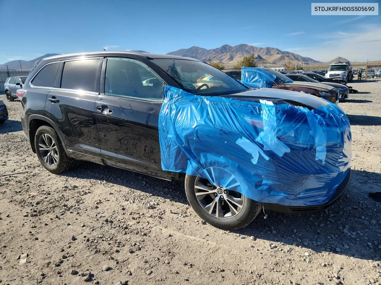 5TDJKRFH0GS505690 2016 Toyota Highlander Xle