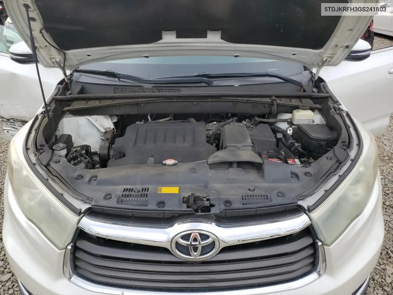 5TDJKRFH3GS241803 2016 Toyota Highlander Xle
