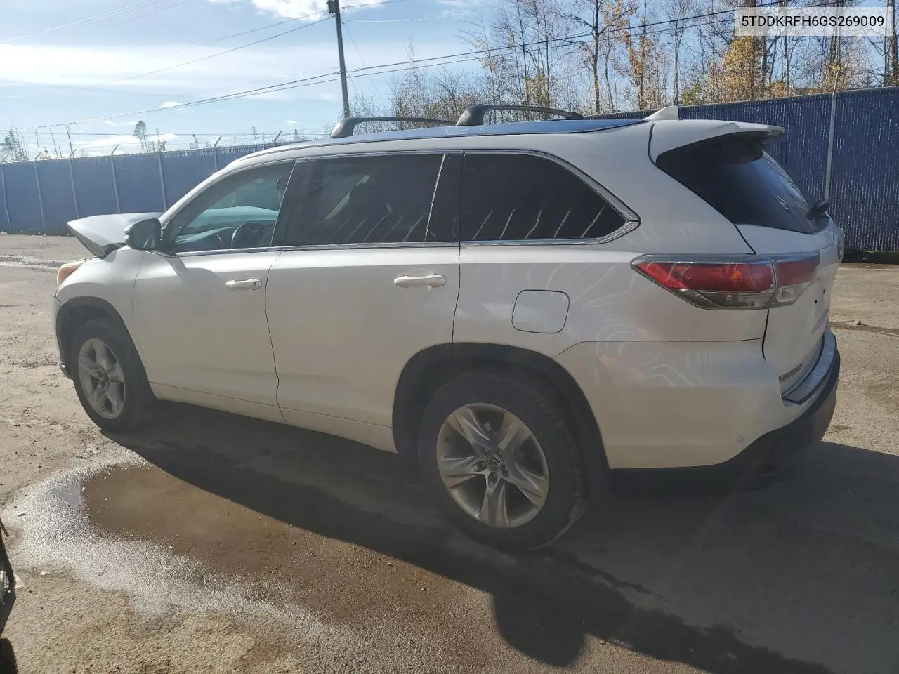 5TDDKRFH6GS269009 2016 Toyota Highlander Limited