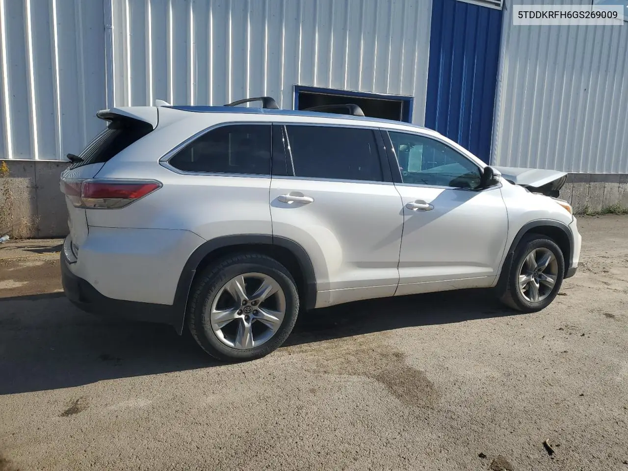 5TDDKRFH6GS269009 2016 Toyota Highlander Limited