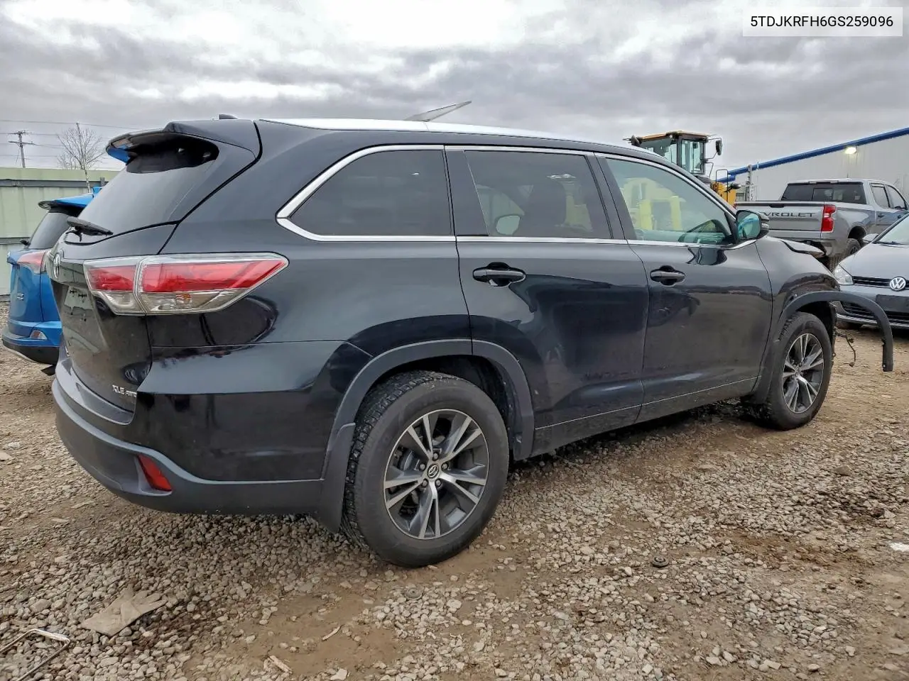 5TDJKRFH6GS259096 2016 Toyota Highlander Xle