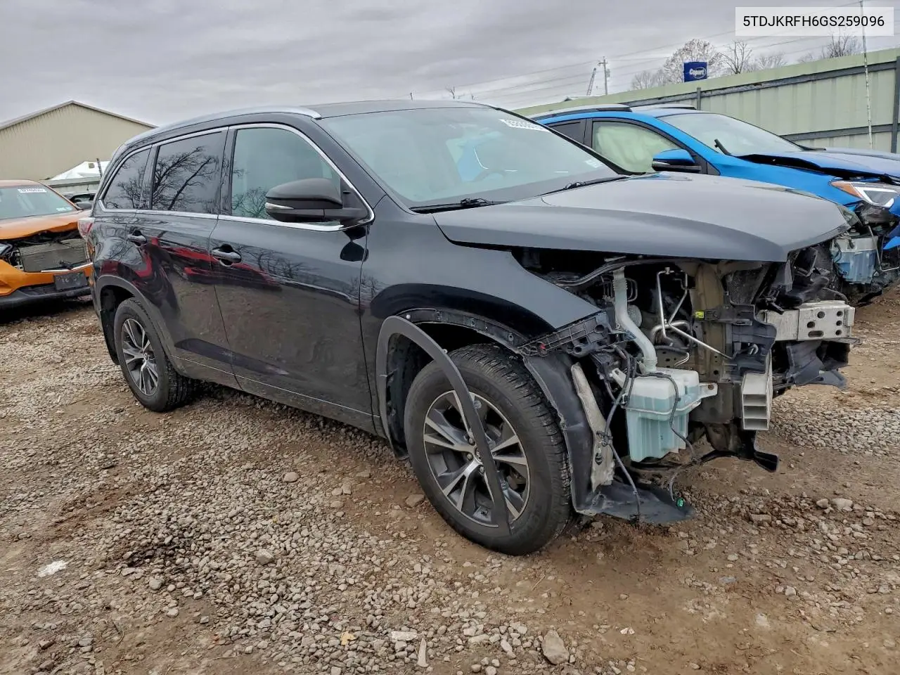 5TDJKRFH6GS259096 2016 Toyota Highlander Xle