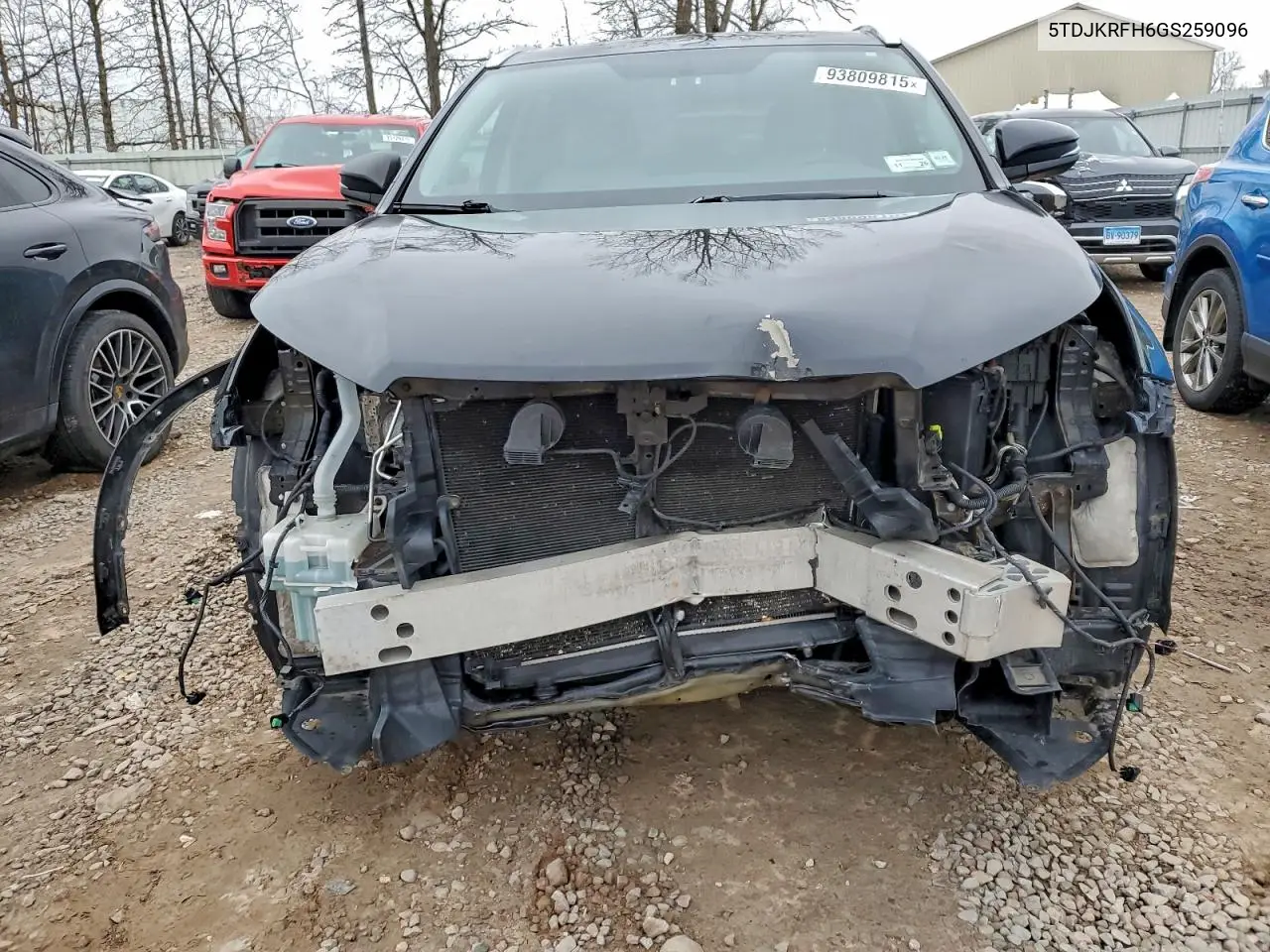 5TDJKRFH6GS259096 2016 Toyota Highlander Xle