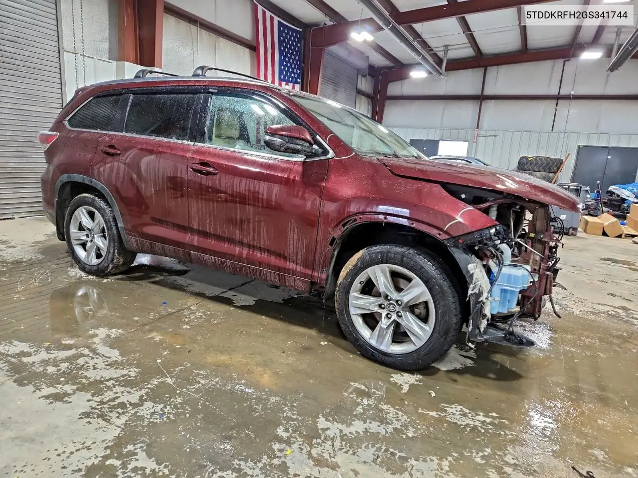 5TDDKRFH2GS341744 2016 Toyota Highlander Limited