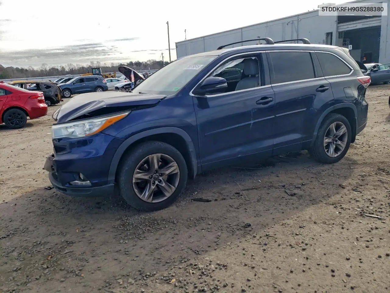 5TDDKRFH9GS288380 2016 Toyota Highlander Limited Platinum