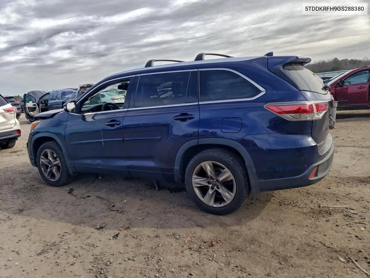 5TDDKRFH9GS288380 2016 Toyota Highlander Limited Platinum