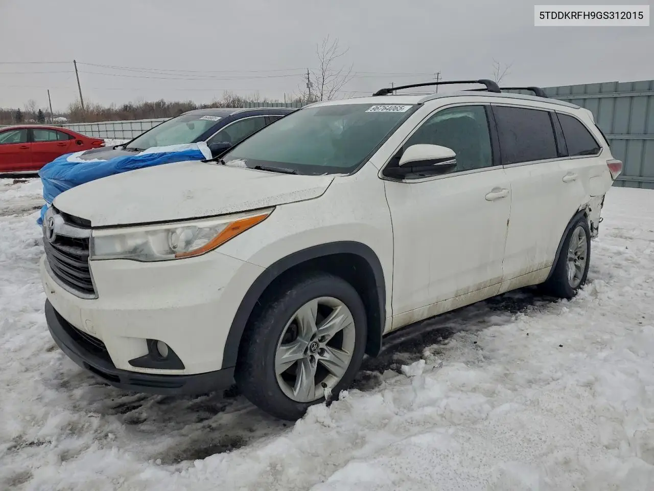 5TDDKRFH9GS312015 2016 Toyota Highlander Limited