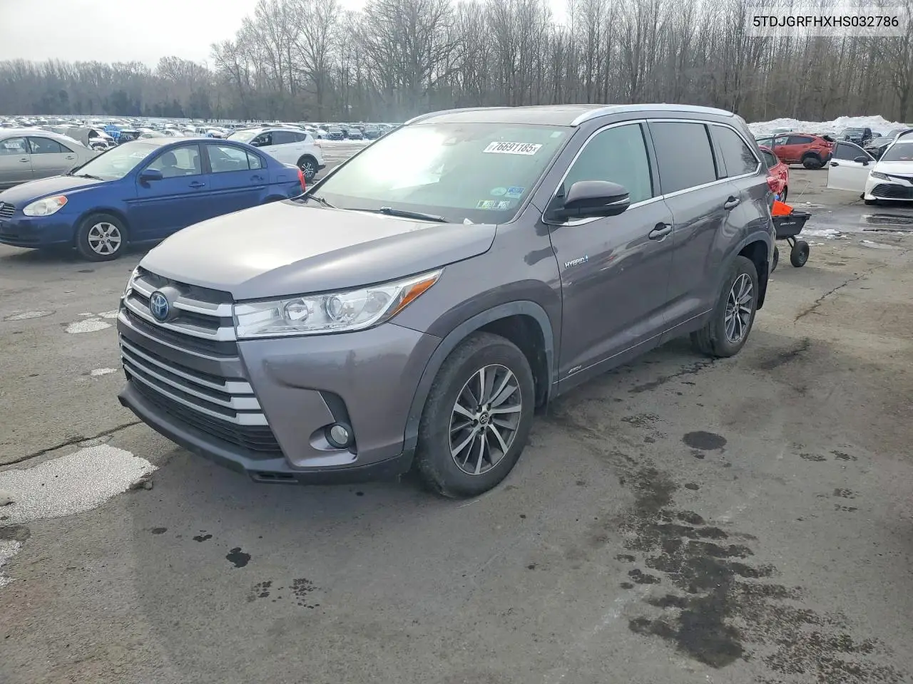 5TDJGRFHXHS032786 2017 Toyota Highlander Hybrid