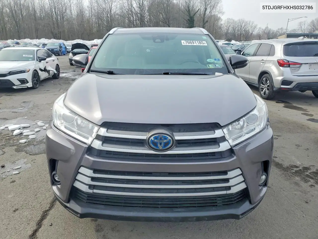 5TDJGRFHXHS032786 2017 Toyota Highlander Hybrid