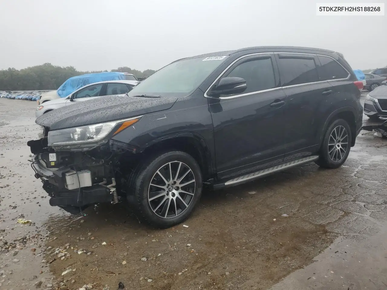 5TDKZRFH2HS188268 2017 Toyota Highlander Se