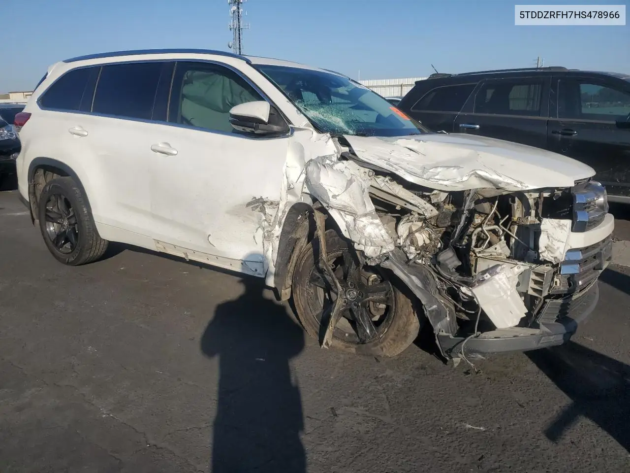 5TDDZRFH7HS478966 2017 Toyota Highlander Limited