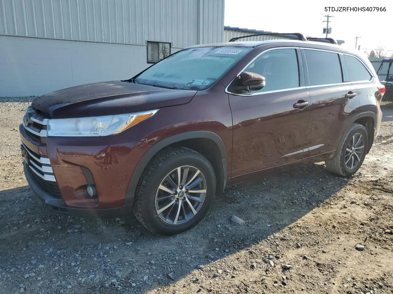 5TDJZRFH0HS407966 2017 Toyota Highlander Se