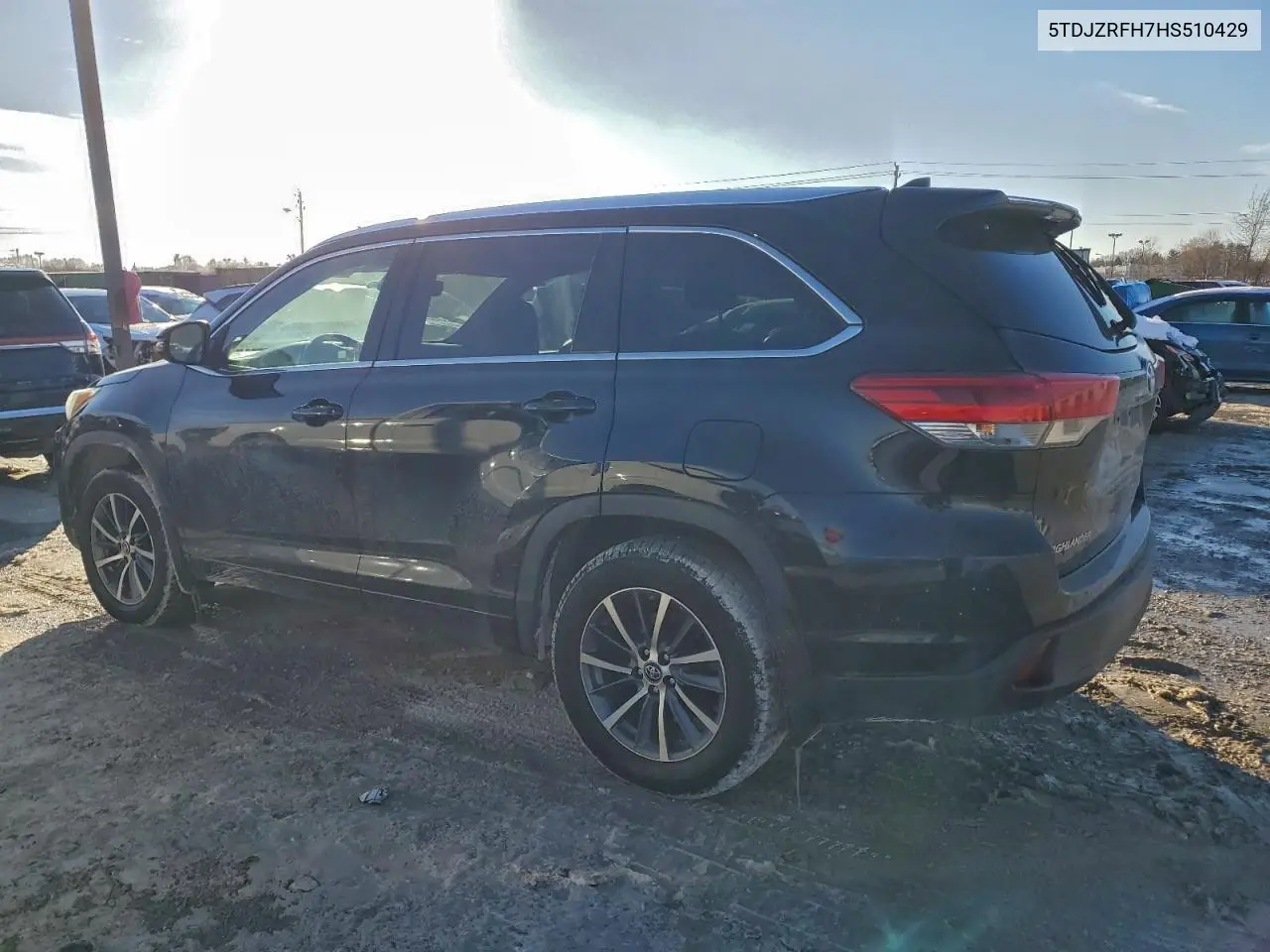 5TDJZRFH7HS510429 2017 Toyota Highlander Se