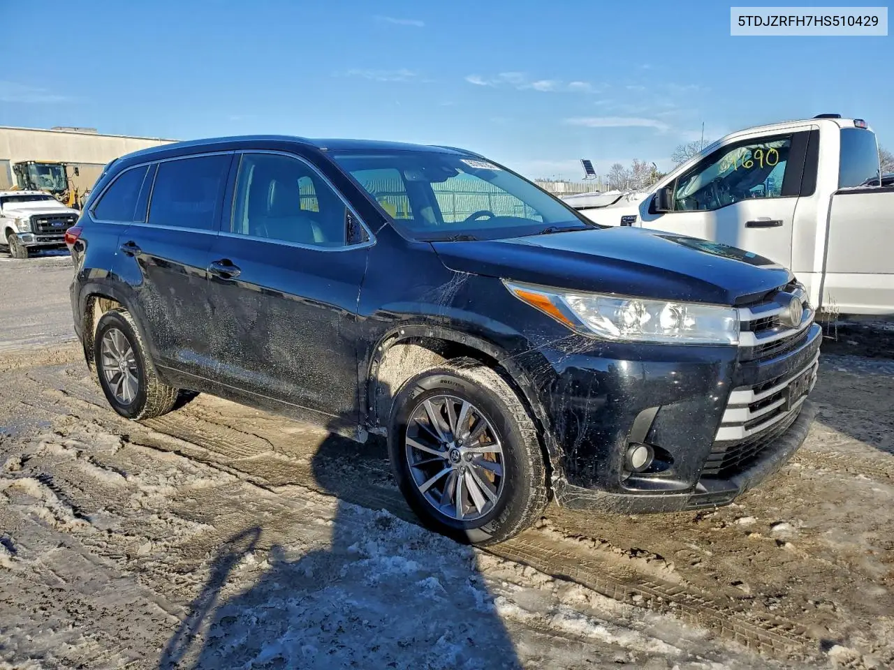 5TDJZRFH7HS510429 2017 Toyota Highlander Se