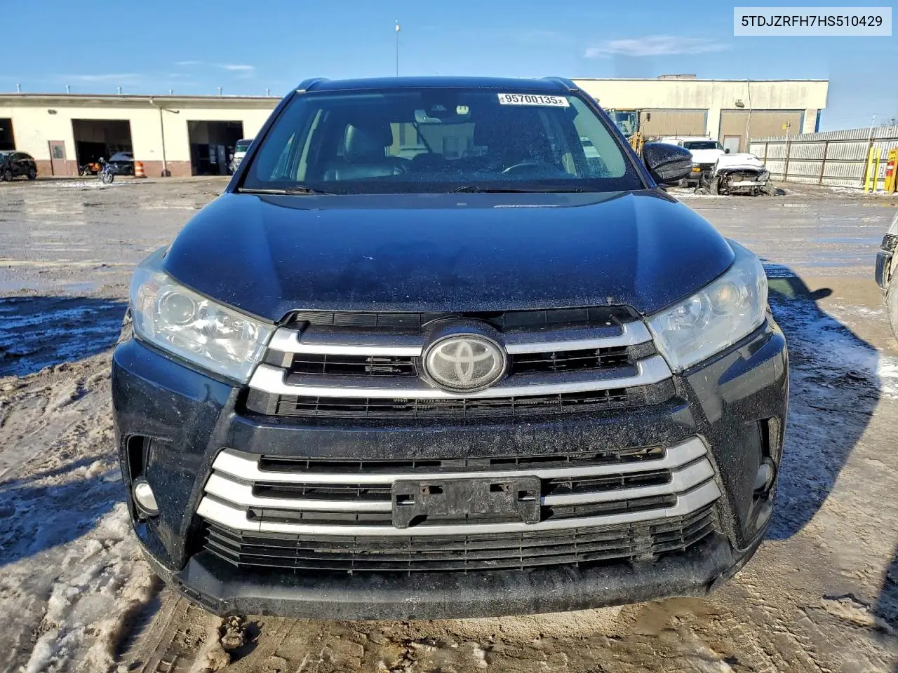 5TDJZRFH7HS510429 2017 Toyota Highlander Se