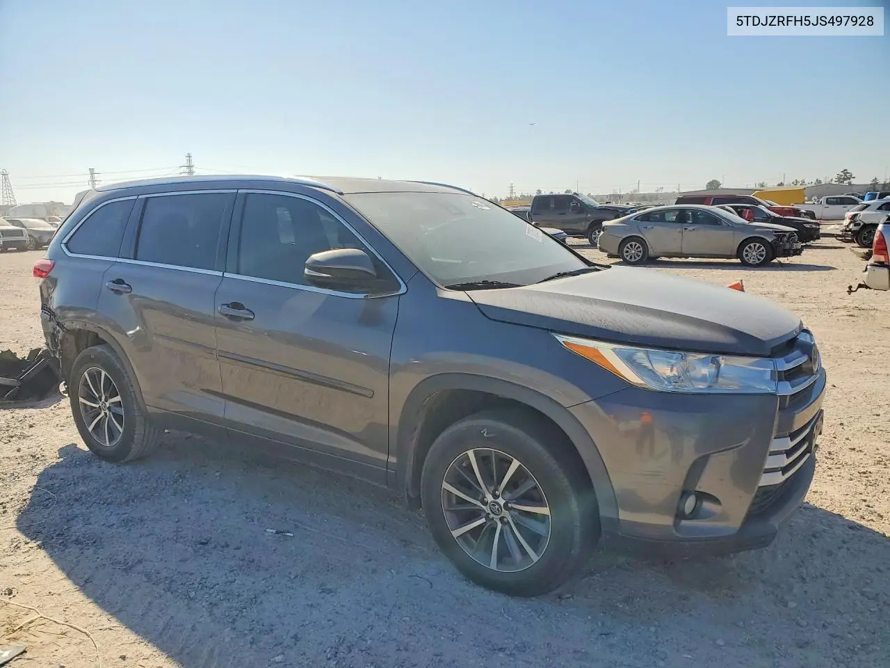 5TDJZRFH5JS497928 2018 Toyota Highlander