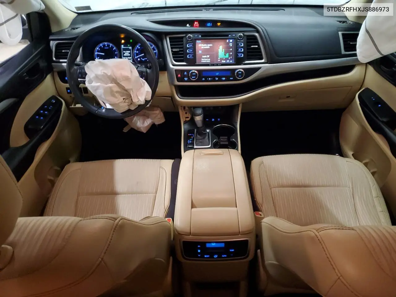 5TDBZRFHXJS886973 2018 Toyota Highlander Le