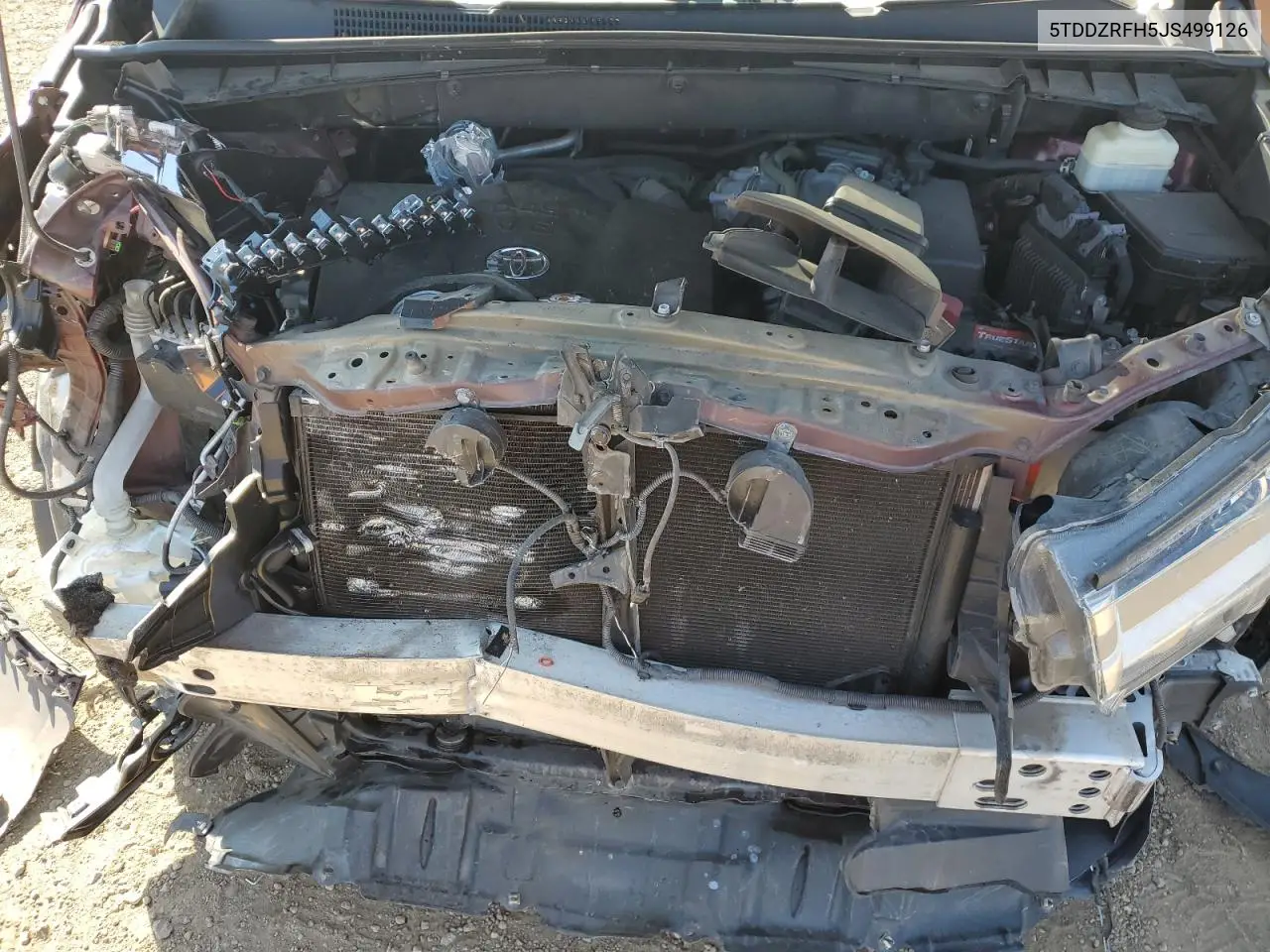 5TDDZRFH5JS499126 2018 Toyota Highlander Limited
