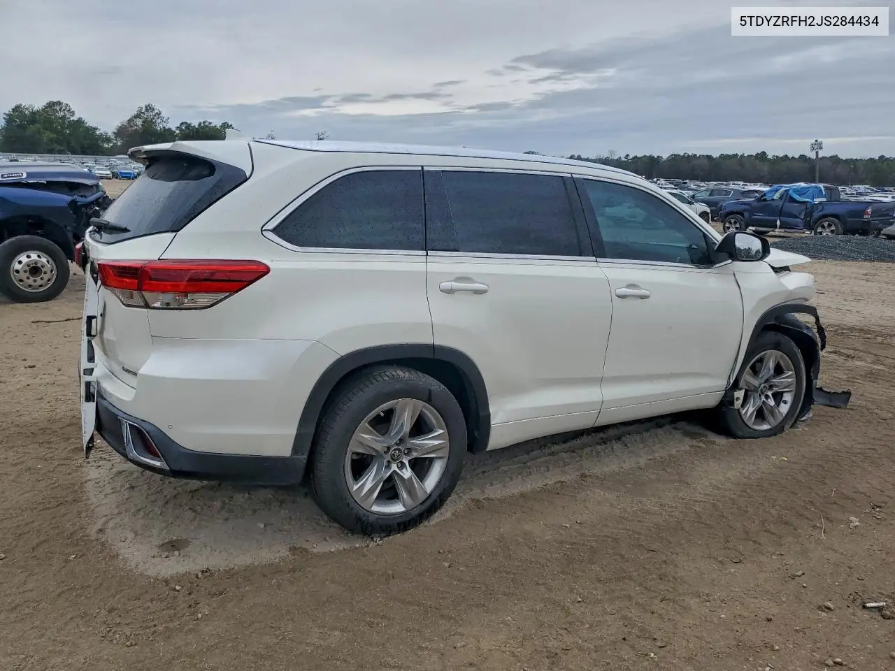 5TDYZRFH2JS284434 2018 Toyota Highlander Limited