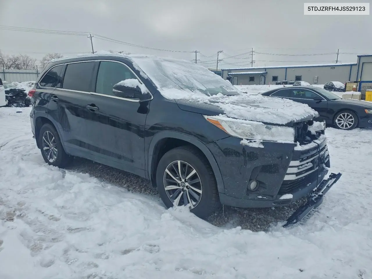 5TDJZRFH4JS529123 2018 Toyota Highlander Se