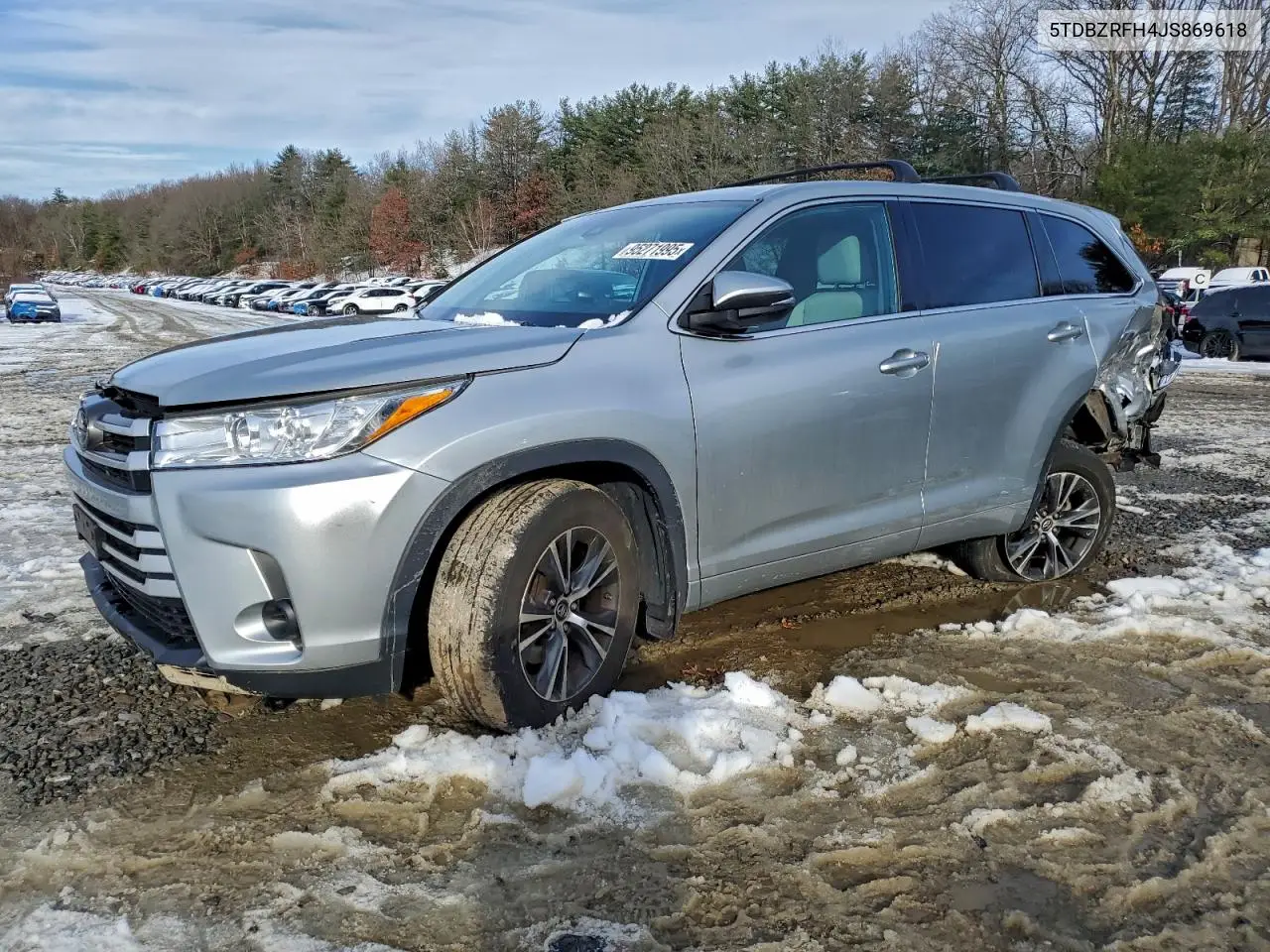 5TDBZRFH4JS869618 2018 Toyota Highlander Le