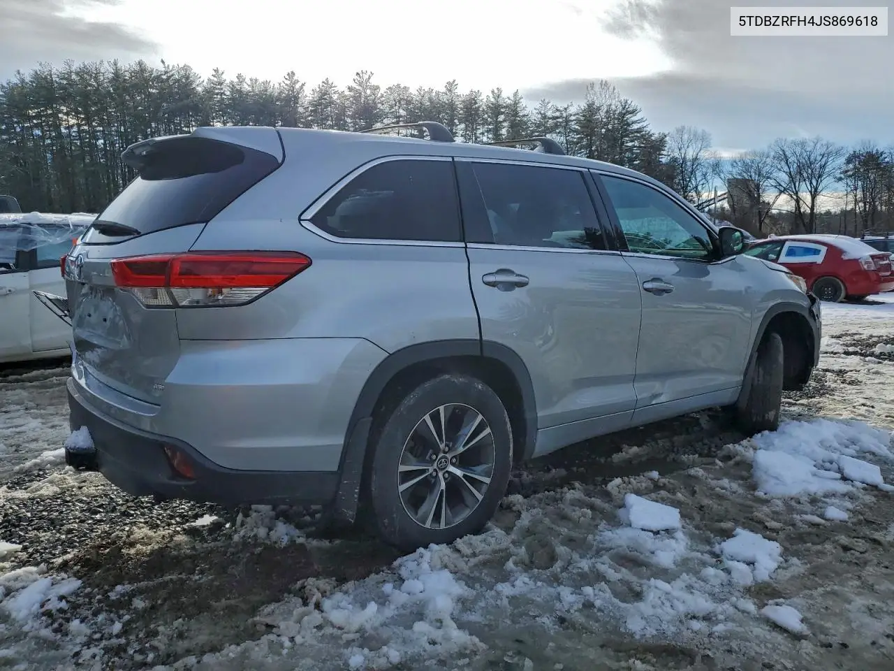 5TDBZRFH4JS869618 2018 Toyota Highlander Le