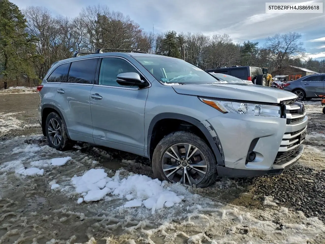 5TDBZRFH4JS869618 2018 Toyota Highlander Le