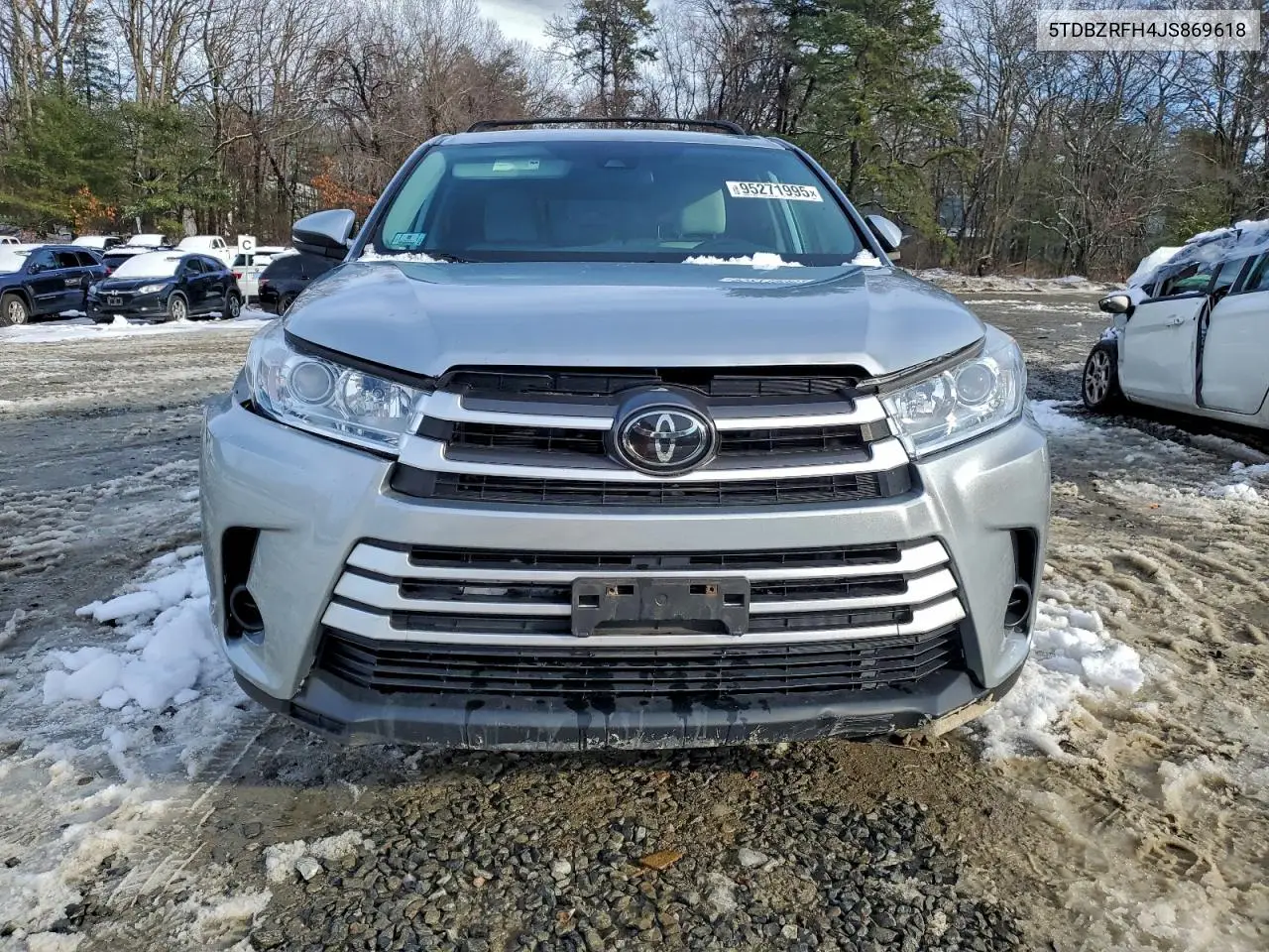 5TDBZRFH4JS869618 2018 Toyota Highlander Le