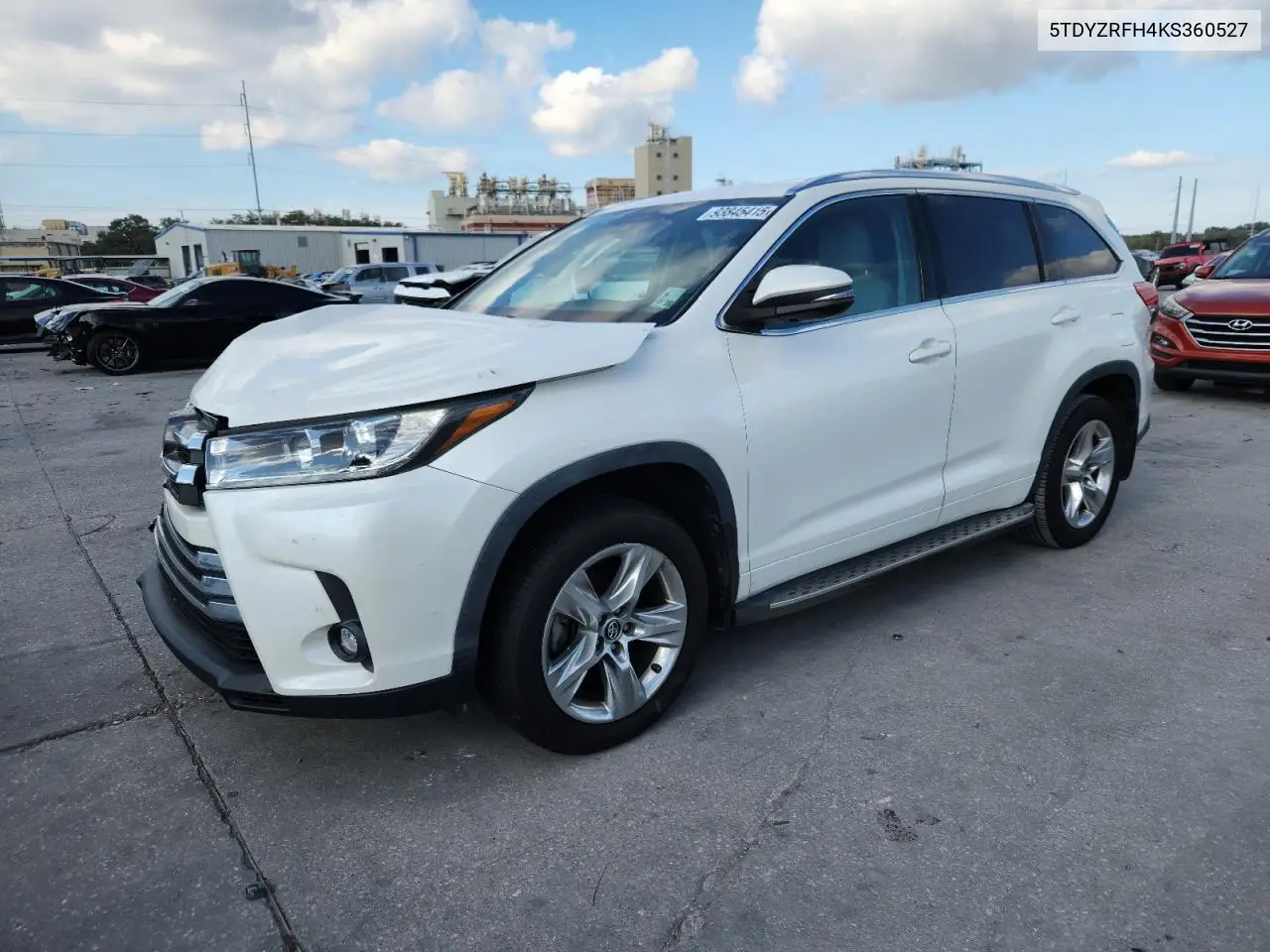 5TDYZRFH4KS360527 2019 Toyota Highlander Limited