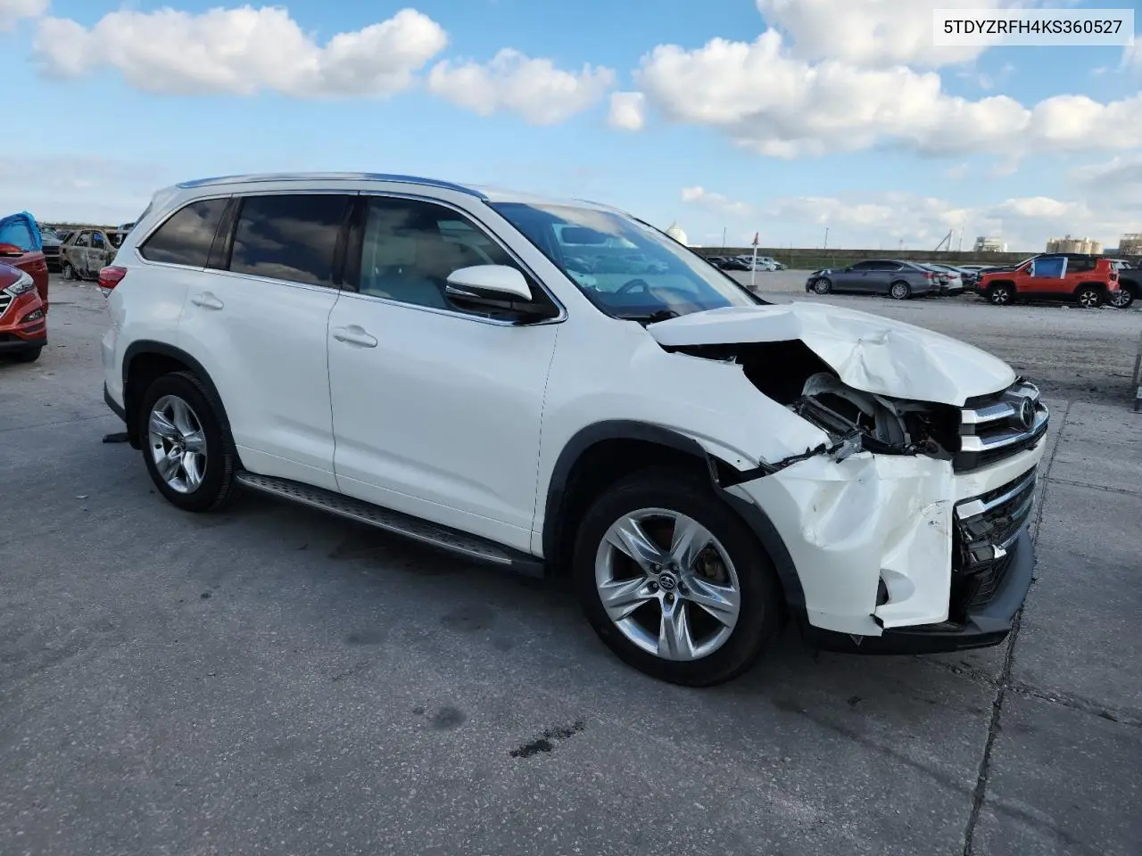 5TDYZRFH4KS360527 2019 Toyota Highlander Limited