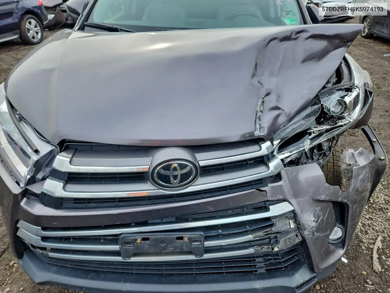 5TDDZRFH5KS974193 2019 Toyota Highlander Limited