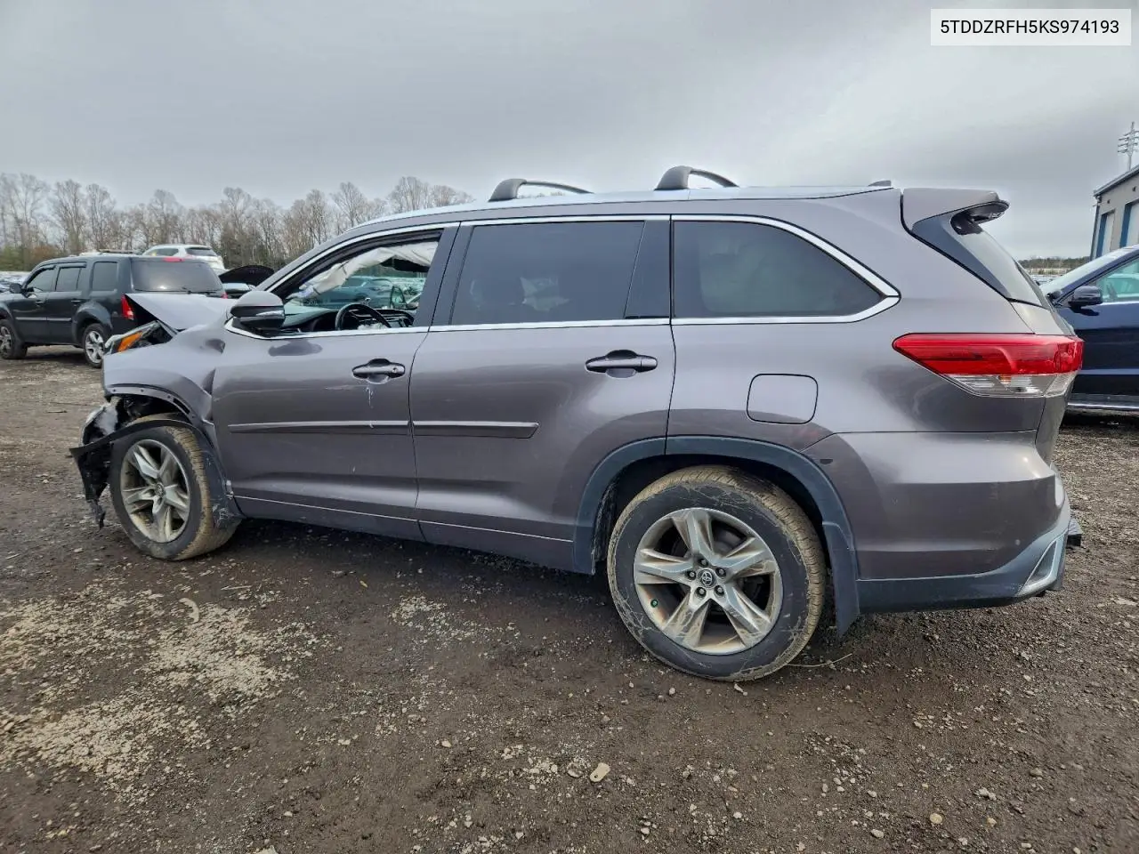 5TDDZRFH5KS974193 2019 Toyota Highlander Limited