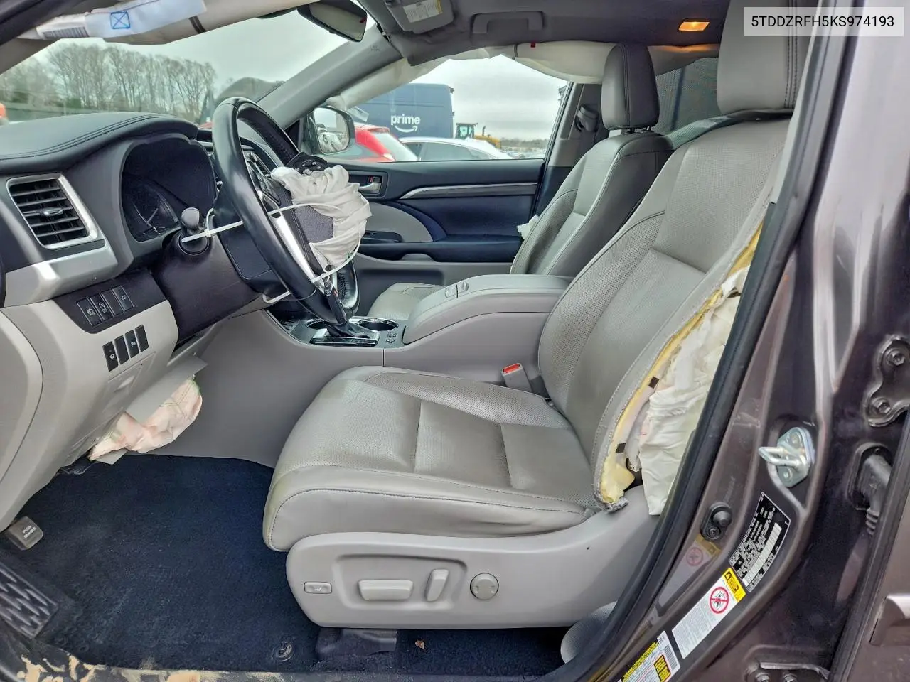 5TDDZRFH5KS974193 2019 Toyota Highlander Limited