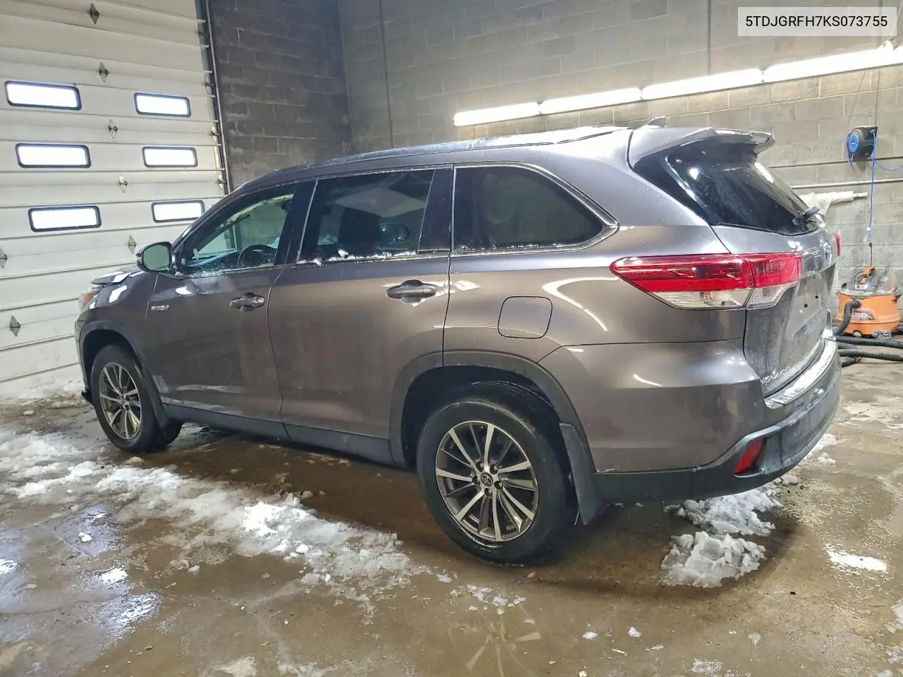 5TDJGRFH7KS073755 2019 Toyota Highlander Hybrid