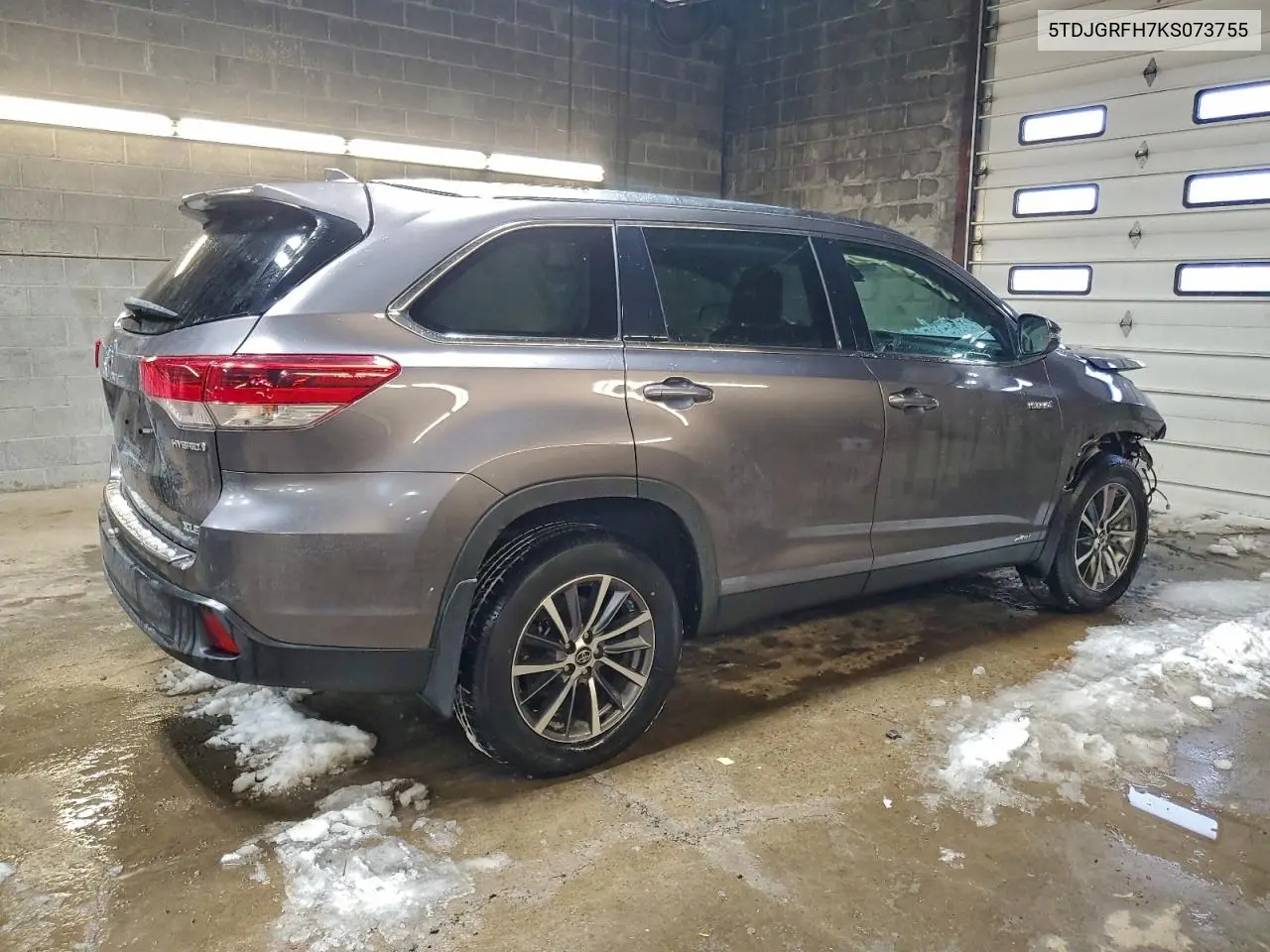 5TDJGRFH7KS073755 2019 Toyota Highlander Hybrid