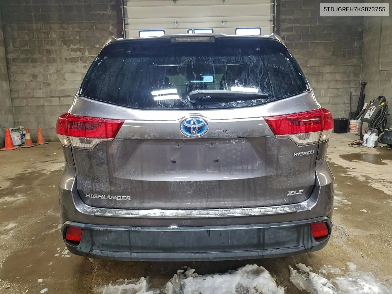 5TDJGRFH7KS073755 2019 Toyota Highlander Hybrid