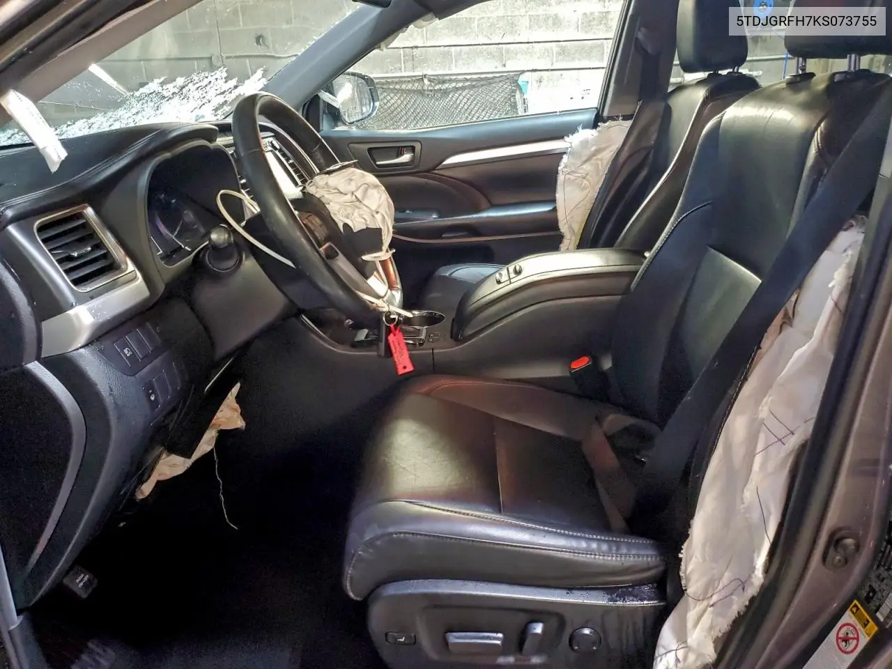 5TDJGRFH7KS073755 2019 Toyota Highlander Hybrid