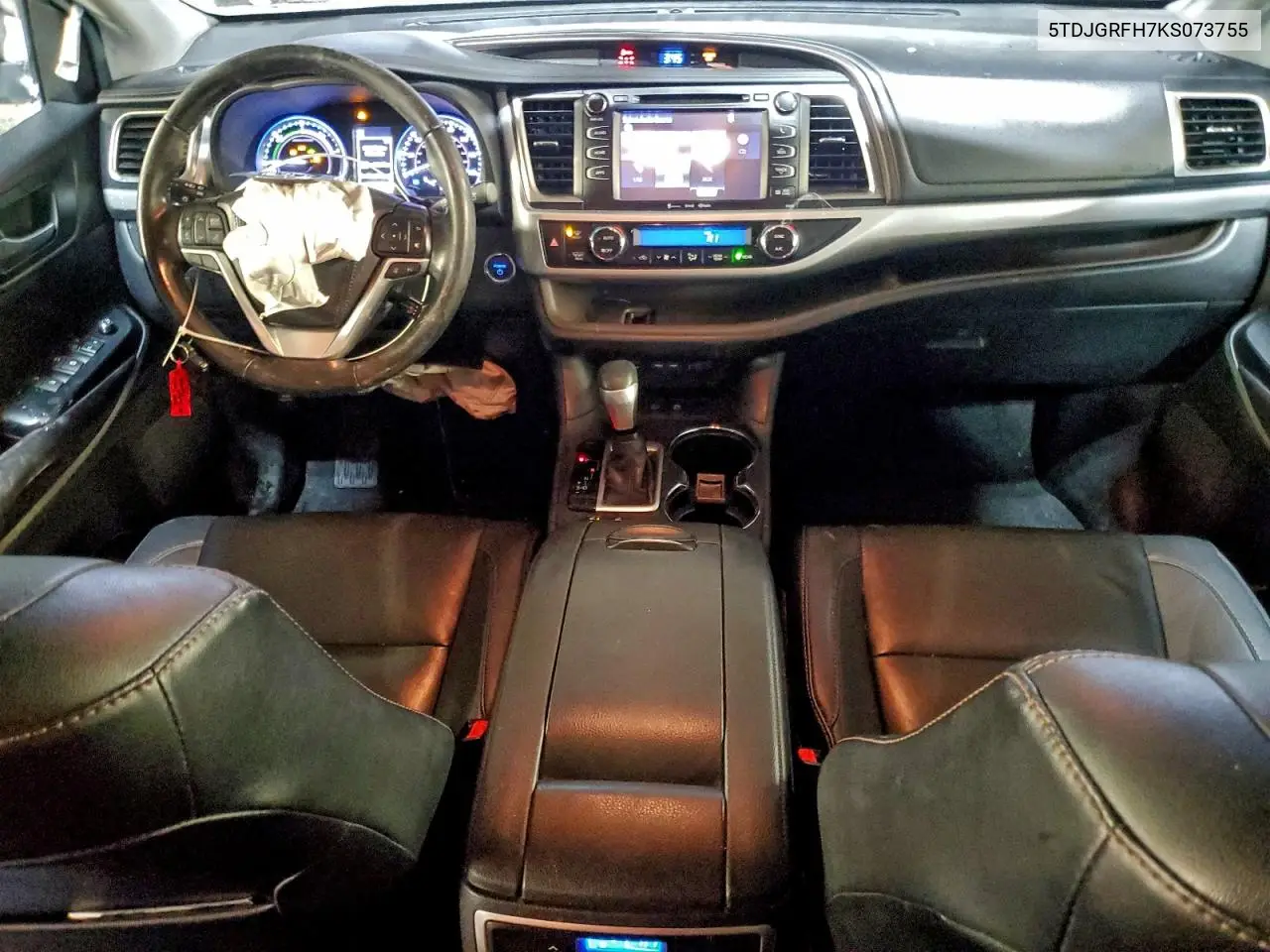 5TDJGRFH7KS073755 2019 Toyota Highlander Hybrid