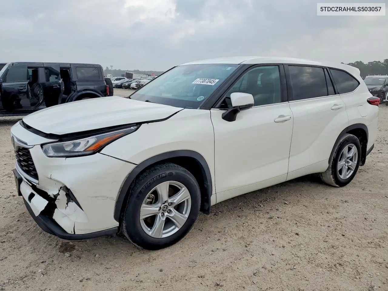 5TDCZRAH4LS503057 2020 Toyota Highlander L