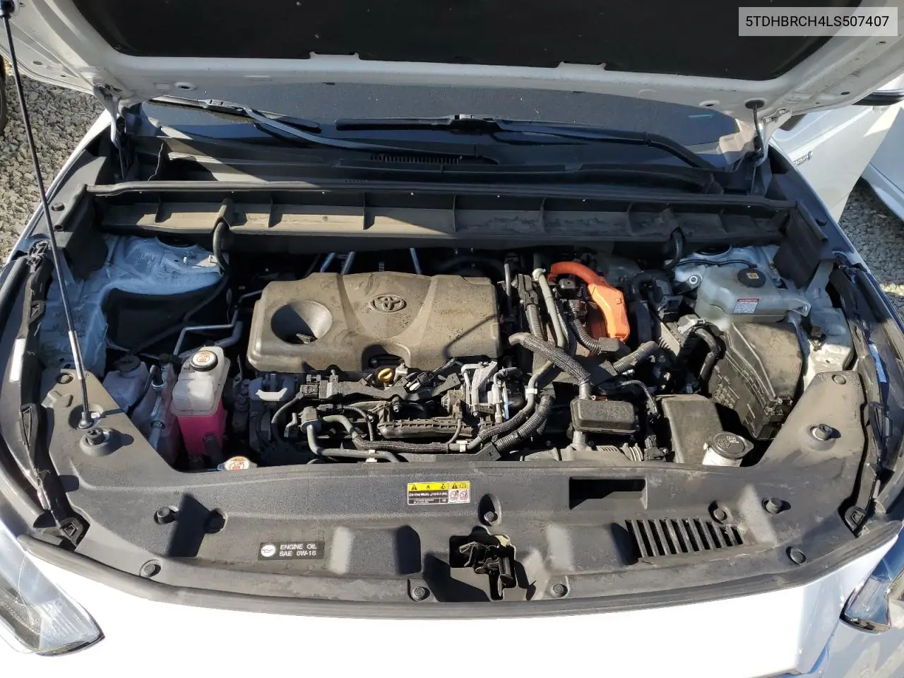 5TDHBRCH4LS507407 2020 Toyota Highlander Hybrid Xle