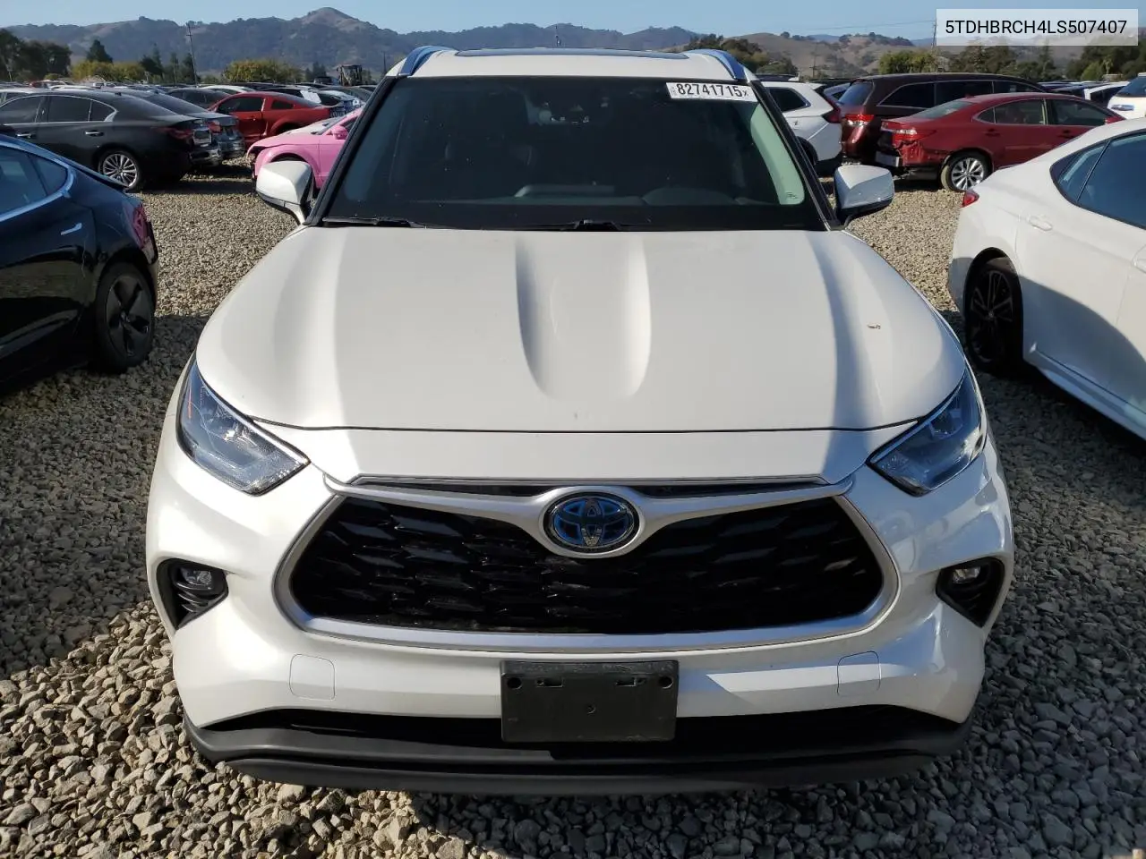 5TDHBRCH4LS507407 2020 Toyota Highlander Hybrid Xle